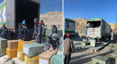भन्सार छलेर ल्याइएका ८ कन्टेनर मुस्ताङमा प्रहरीको फन्दामा