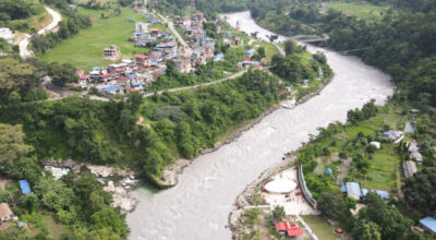 मर्स्याङ्दी नदीमा जलसतह बढ्यो, जोखिम क्षेत्रका बासिन्दालाई सचेत रहन आग्रह