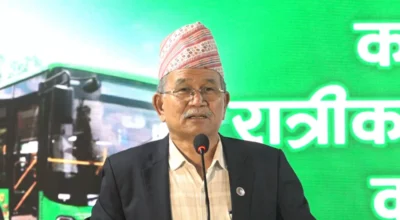 काठमाडौँ उपत्यकाको रात्रिकालीन बस सेवा निःशुल्क गर्न चिरिबाबुको प्रस्ताव