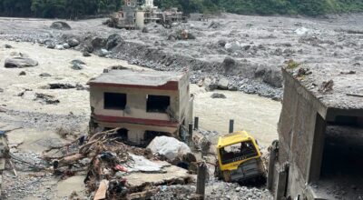 बाढी प्रभावितका लागि अस्थायी बसोबासको व्यवस्था गर्न सरकारले सर्वेक्षण गर्दै