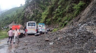 कृष्णभिर नजिकै फेरि पहिरो, पृथ्वी राजमार्ग एकतर्फी सञ्चालन