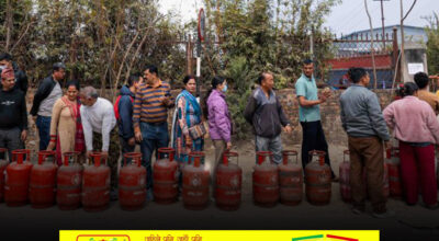 विपत्तिका बेला काठमाडौंमा एलपी ग्यासको मूल्य बढ्यो, प्रतिसिलिन्डर २ हजार १६५ रुपैयाँ ३८ पैसा