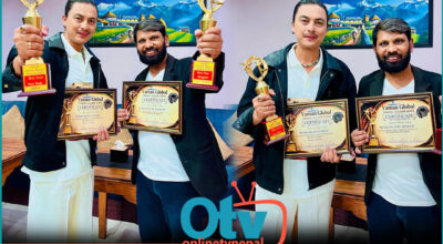 यमन ग्लोबल म्युजिक अवार्ड्समा पल शाहसंगै जुरी ठाकुरले पाए अवार्ड