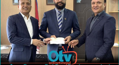 बाढी प्रभावितका लागि जेभियर इन्टरनेशनल कलेजले गर्‍यो १० लाख सहयोग