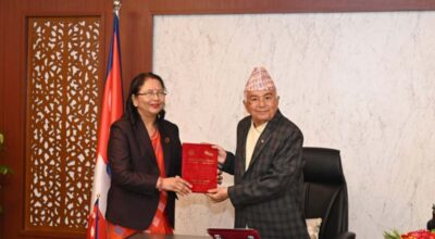 राष्ट्रिय महिला आयोगले राष्ट्रपतिलाई बुझायो वार्षिक प्रतिवेदन