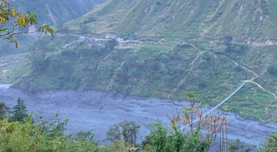 बूढीगण्डकीमा बाढीको रहस्य खुल्दै, पहिरोले नदी थुनिएको प्रारम्भिक आकलन