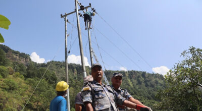 म्याग्दीका बाढीपहिरो प्रभावित सबै क्षेत्रमा बिजुली बल्यो