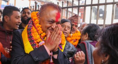 कांग्रेस सभापतिमा गगनकुमार थापा विजयी, पाए ९३.८८ प्रतिशत मत