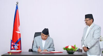 सरकारको सिफारिसमा राष्ट्रपति पौडेलले जारी गरे दुई अध्यादेश