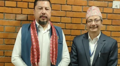 ऊर्जामन्त्री विराजभक्त श्रेष्ठ थाइल्याण्ड प्रस्थान
