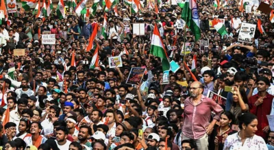 भारतमा निर्वाचन आयोगविरुद्ध चर्कियो प्रदर्शन