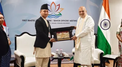 गुरुङ र भारतीय गृहमन्त्रीबीच भेटवार्ता, द्विपक्षीय विषयमा छलफल